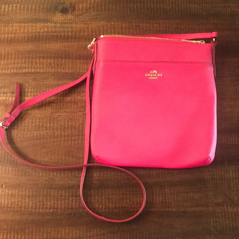Pink Coach Crossbody Bag